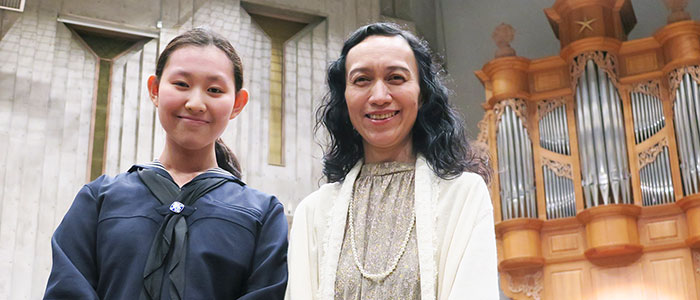 安心できるミッションスクールで確かな成長を！女子聖・親子インタビュー