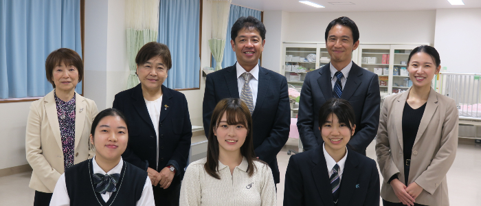 神田女学園×亀田医療大学　看護体験や病院見学を通じた探究学習